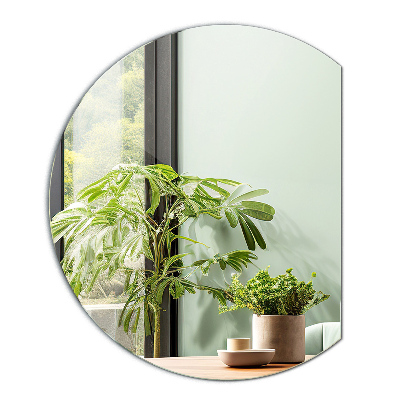 Zrcadlo s komolým kruhem 70x80 cm