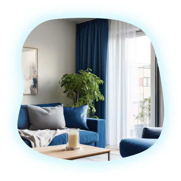 Asymetricke zrcadlo s led podsvícením 77x77 cm