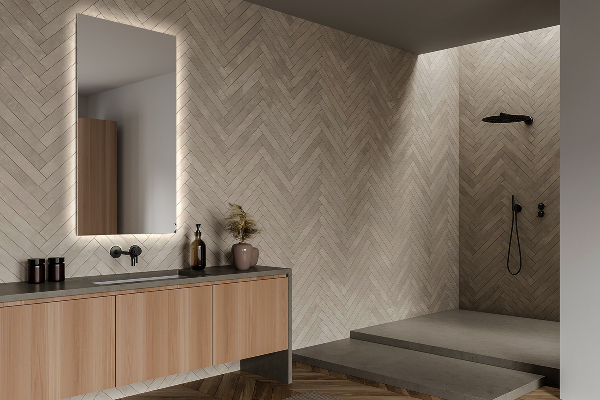 Obdélníkové designove zrcadlo do koupelny s led 100x70 cm