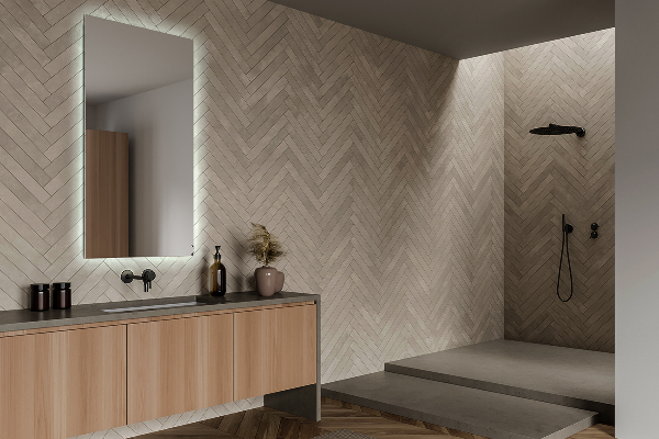 Obdélníkové designove zrcadlo do koupelny s led 100x70 cm