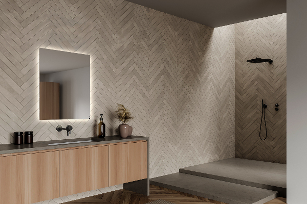 Obdélníkové koupelnové zrcadlo s led osvětlením 50x50 cm