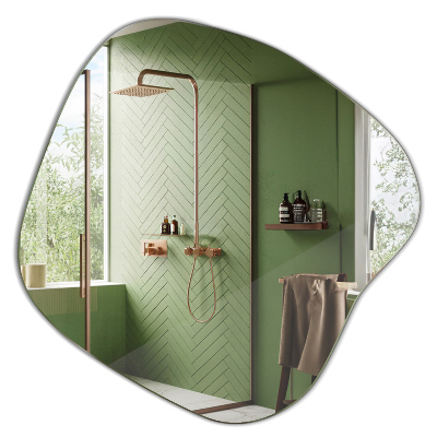 Nepravidelné zrcadlo skvrna originál 77x77 cm