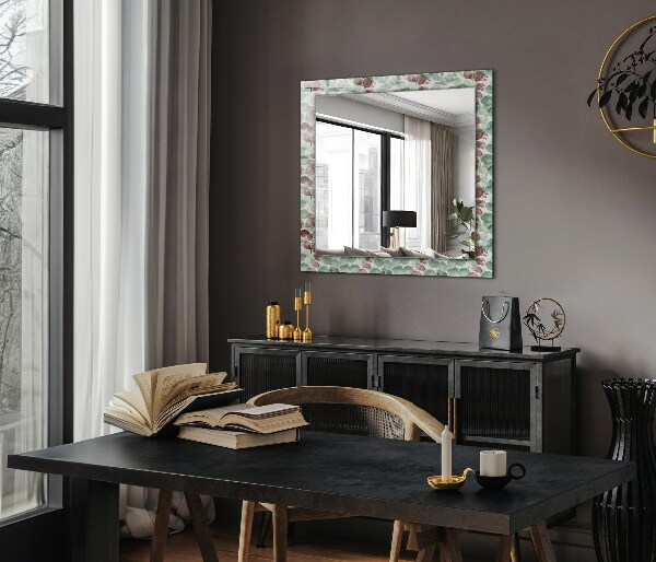 Dekoračné zrkadlo Akvarelové listy