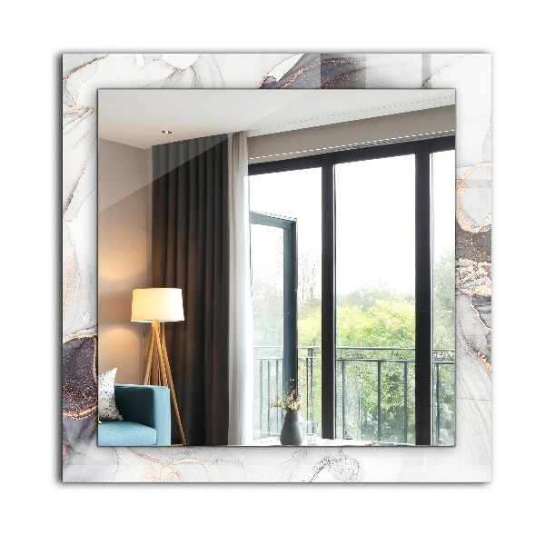 Zrkadlo s motívom Abstraktní umění mramor