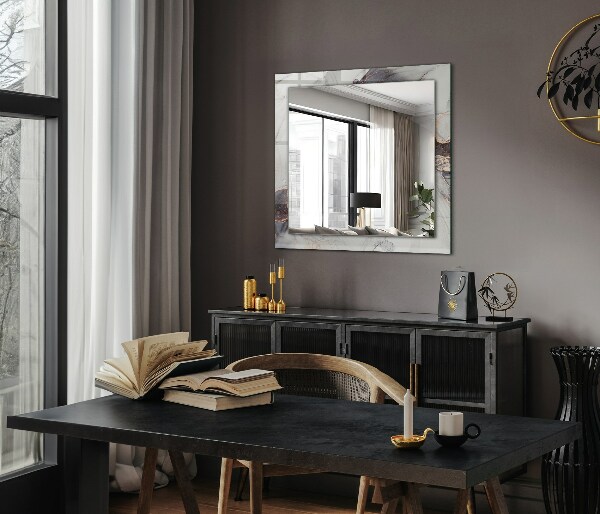 Zrkadlo s motívom Abstraktní umění mramor