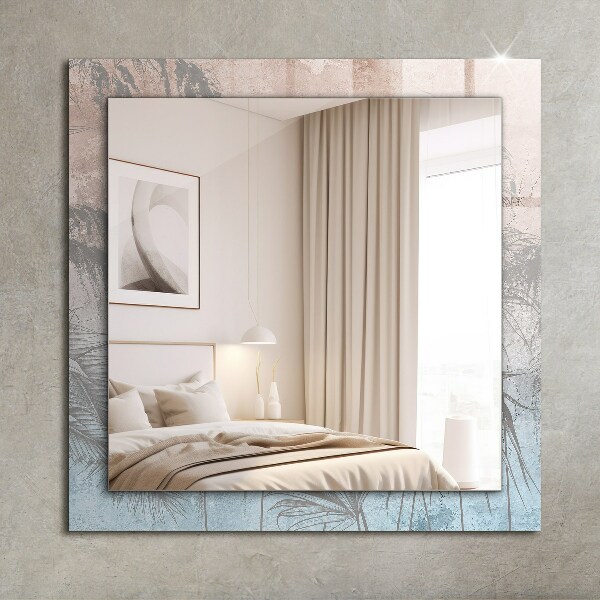 Zrkadlo rám s potlačou Pastelové rostliny