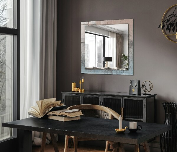 Zrkadlo rám s potlačou Pastelové rostliny