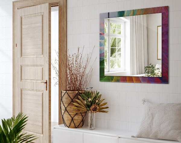 Zrkadlo rám s potlačou Barevná abstraktní spirála