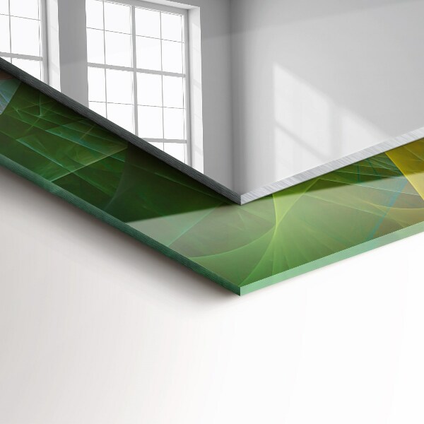 Zrkadlo rám s potlačou Barevná abstraktní spirála