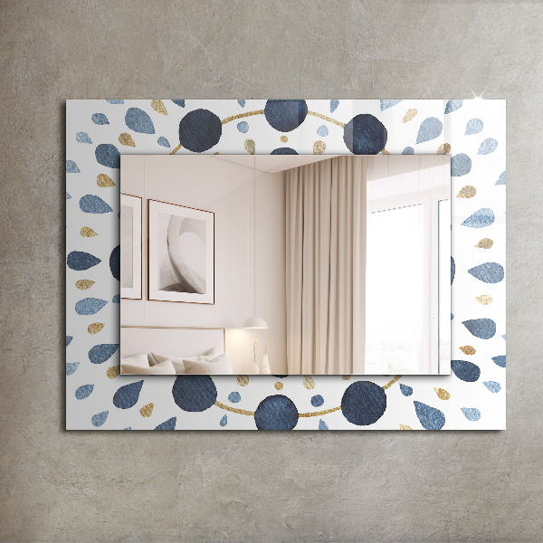 Dekoračné zrkadlo na stenu Abstraktní vzor mandaly