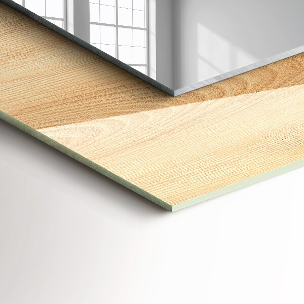 Zrkadlo s motívom Textura dřevěné desky