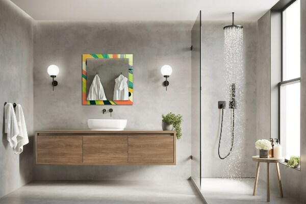 Dekoračné zrkadlo na stenu Abstraktní barevné vzory