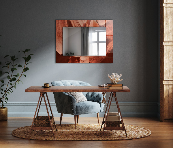 Ozdobné zrkadlo Pouštní kaňonová skála