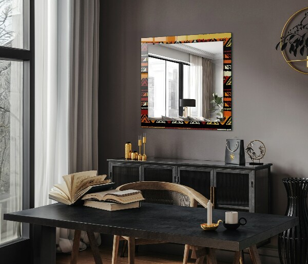 Zrkadlo rám s potlačou Barevný etnický vzor