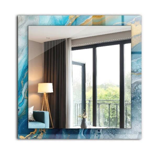 Dekoračné zrkadlo na stenu Abstraktní mramorová pryskyřice