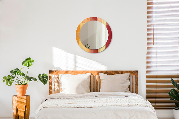 Kulaté dekorační zrcadlo Abstraktní obrázek