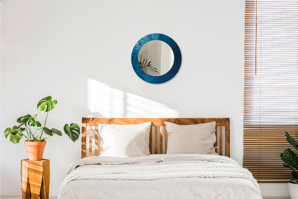 Kulaté zrcadlo rám s potiskem Abstraktní umění