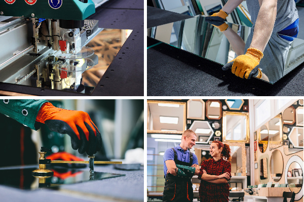 Kulaté zrcadlo do koupelny s led fi 100 cm