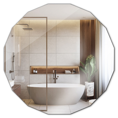 Geometrické zrcadlo originálního tvaru 50x50 cm