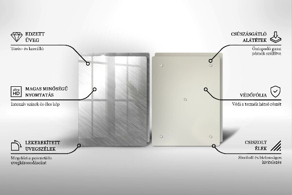 Skleněná deska za sporák Kovové textury pozadí