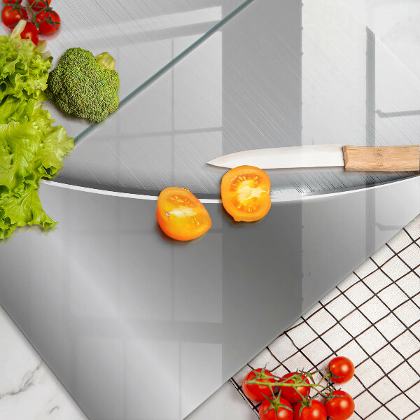 Skleněná deska za sporák Kovové tvary