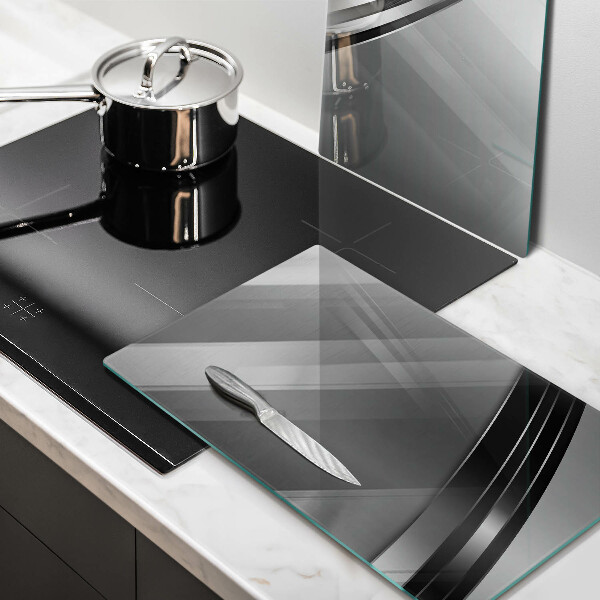 Sklo za varnou desku Kovová abstrakce