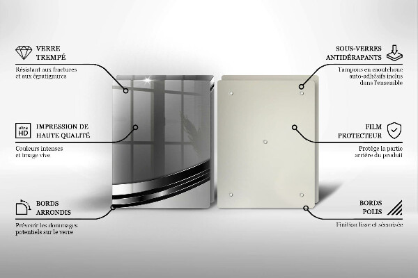 Sklo za varnou desku Kovová abstrakce