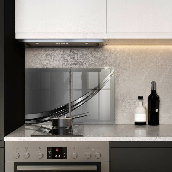 Sklo za varnou desku Kovová abstrakce