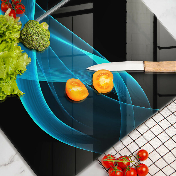 Sklo za varnou desku Modrá abstrakce