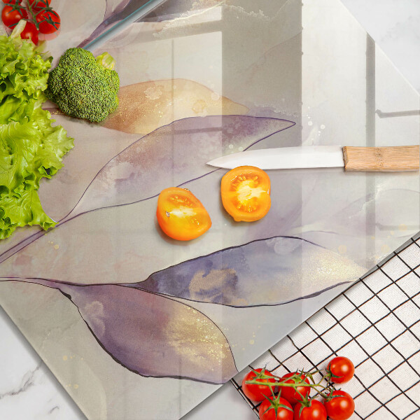 Sklo za varnou desku Malované boho listy