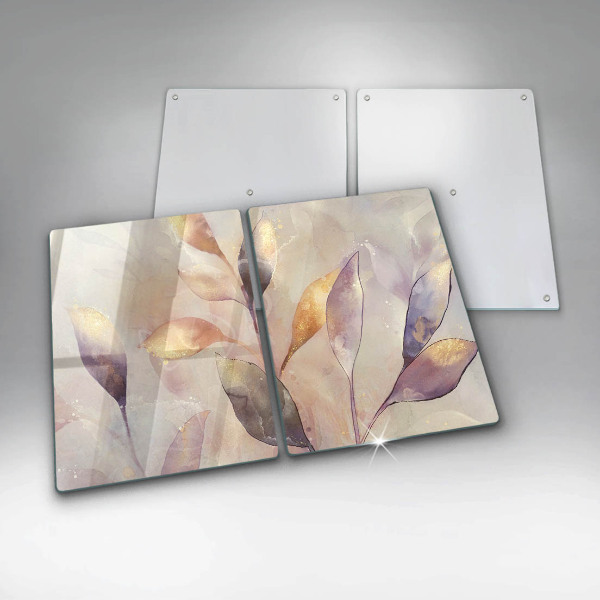 Sklo za varnou desku Malované boho listy