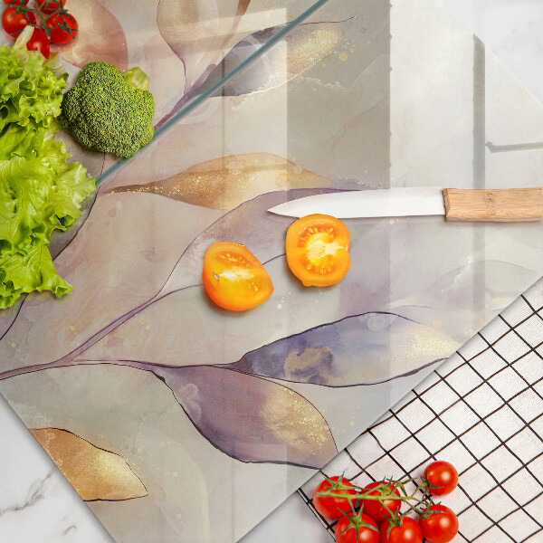 Sklo za varnou desku Malované boho listy