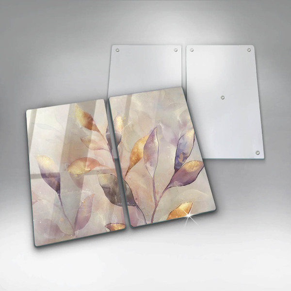 Sklo za varnou desku Malované boho listy