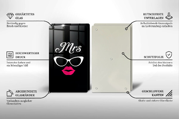 Skleněná deska za sporák Mrs mr