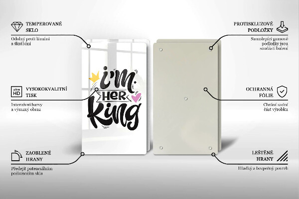 Deska za sporák Nápis věta