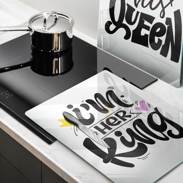 Deska za sporák Nápis věta