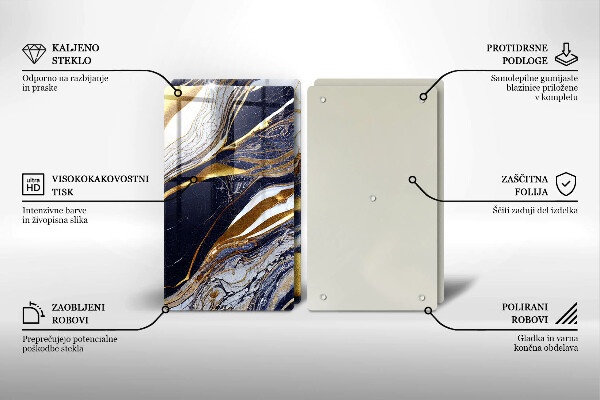 Deska za sporák Barevná abstrakce