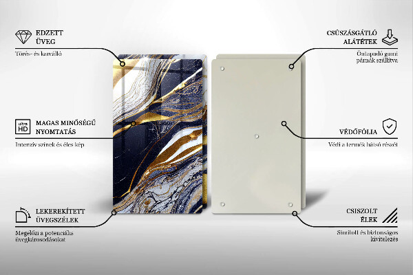 Deska za sporák Barevná abstrakce