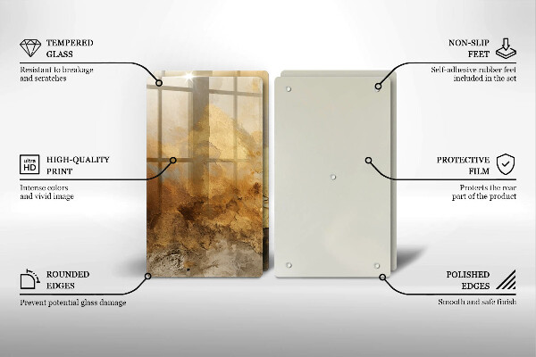 Deska za sporák Bohatá textura