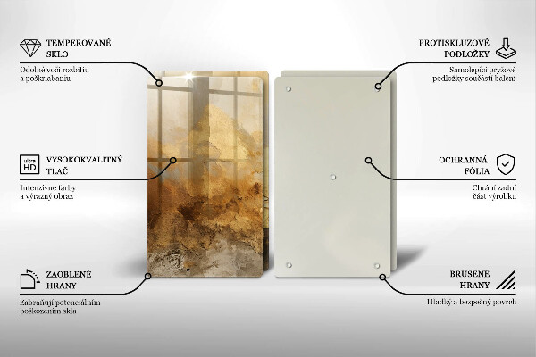 Deska za sporák Bohatá textura