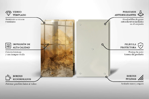 Deska za sporák Bohatá textura