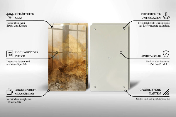 Deska za sporák Bohatá textura