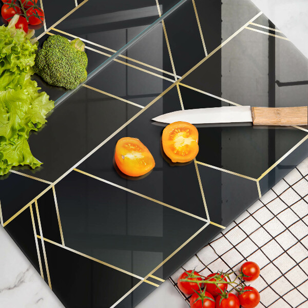 Skleněná deska za sporák Abstraktní trojúhelníky