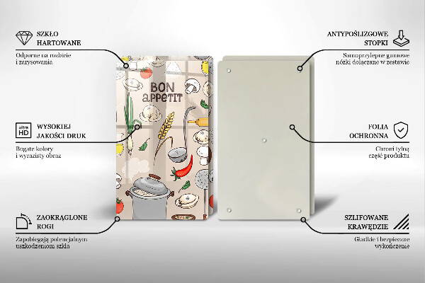 Skleněná deska za sporák Ilustrace kuchyně