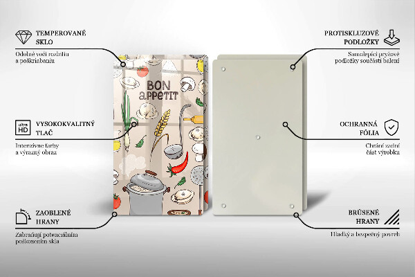 Skleněná deska za sporák Ilustrace kuchyně