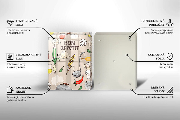 Skleněná deska za sporák Ilustrace kuchyně