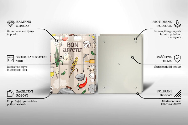 Skleněná deska za sporák Ilustrace kuchyně