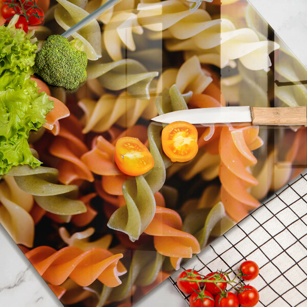 Skleněná deska za sporák Fusilli těstoviny