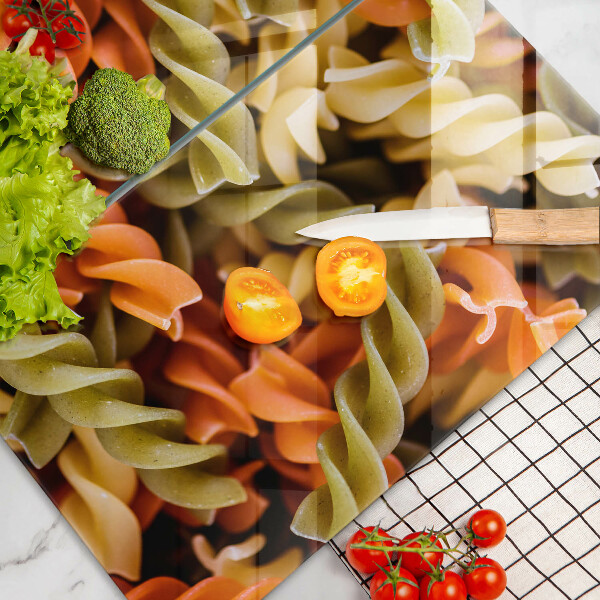 Skleněná deska za sporák Fusilli těstoviny