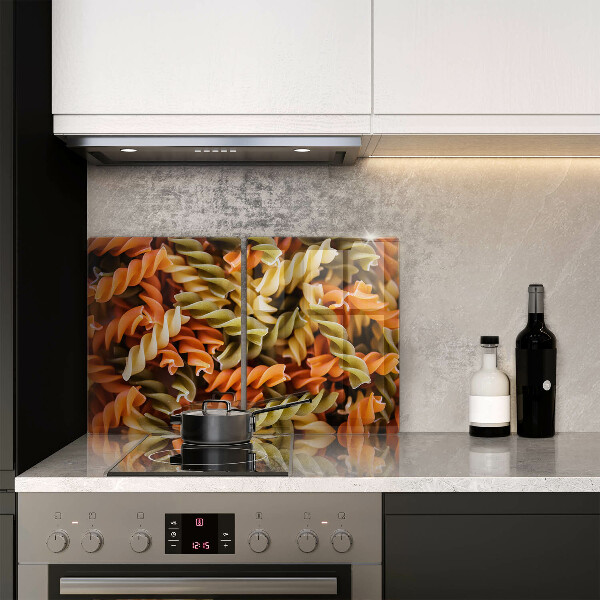 Skleněná deska za sporák Fusilli těstoviny